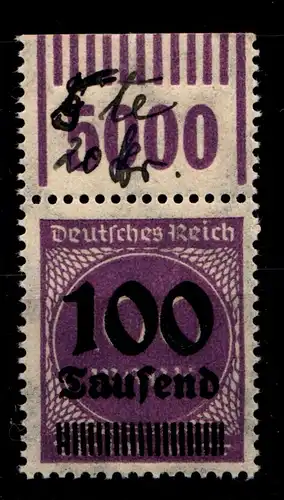 Deutsches Reich 289bW OR postfrisch OPD K Stuttgart, 1/11/1 #GS863