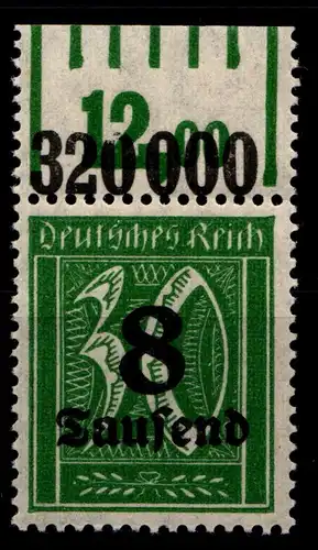 Deutsches Reich 278W OR postfrisch 1/5/1 #GX246