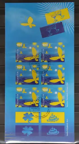 Schweiz 0-142 gestempelt Ersttagsstempel / Markenheft #GG831