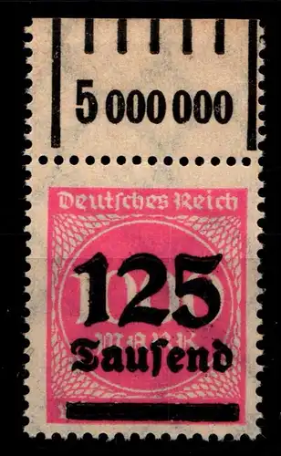 Deutsches Reich 291W OR postfrisch 1/11/1 - 1/5/1 #GX569