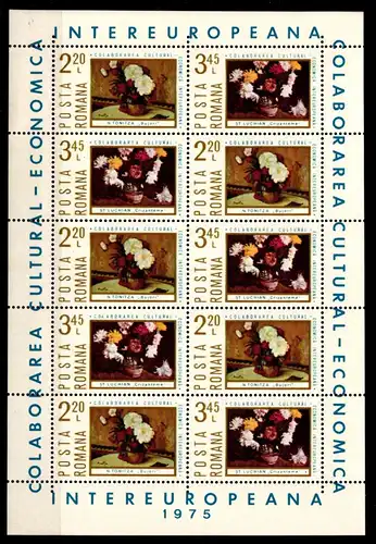 Rumänien 3258-3259 postfrisch als Kleinbogen #GZ110