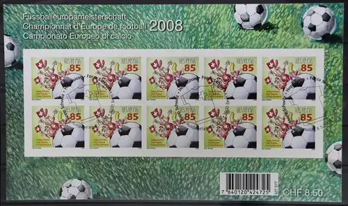 Schweiz 2056 gestempelt Ersttagsstempel / Folienblatt #GG846