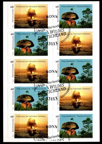 BRD 3081 gestempelt als Folienblatt 39 #GK167