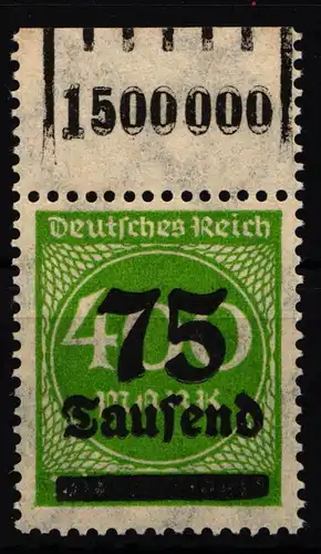 Deutsches Reich 287W OR postfrisch 1/5/1 #GX516