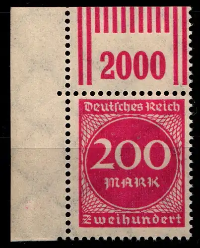 Deutsches Reich 269W OR postfrisch 2/9/2 vom Eckrand #GX195