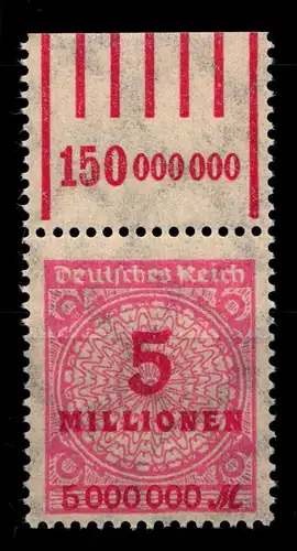 Deutsches Reich 317AW OR postfrisch - 1/5/1 #GX697