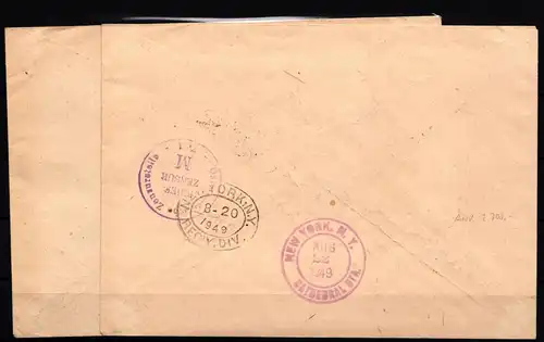 Österreich 937-940 gestempelt als FDC, Zensurpost #GO895