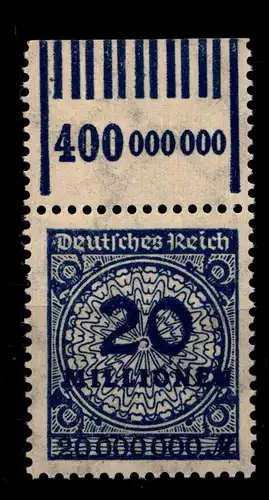 Deutsches Reich 319AW OR postfrisch 0/6/0 - 1/5/1 #GX727