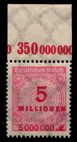 Deutsches Reich 317AP OR postfrisch Platte A #GX683