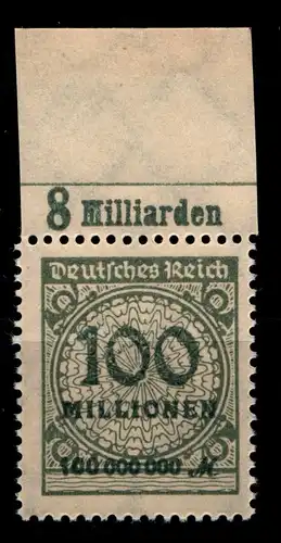 Deutsches Reich 322AP OR postfrisch Platte C #GX763