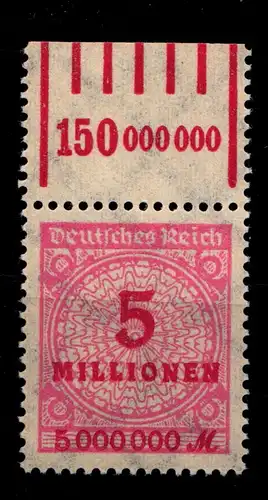 Deutsches Reich 317AW OR postfrisch - 1/5/1 #GX703