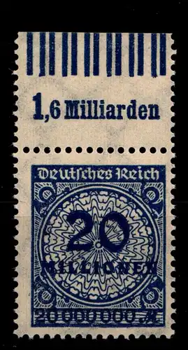 Deutsches Reich 319AW OR postfrisch 0/6/0 - 0/7/0 #GX723