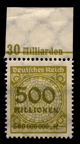 Deutsches Reich 324AP OR postfrisch Platte C #GX788