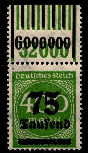 Deutsches Reich 287W OR postfrisch 1/11/1 - 1/5/1 #GX532