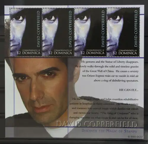 Dominica 2962 postfrisch Kleinbogen / Zauberer #GY008