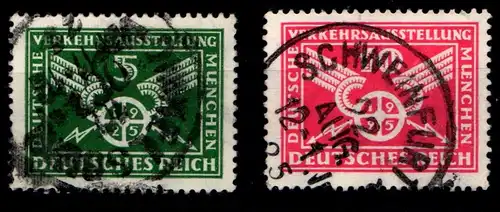 Deutsches Reich 370Y-371Y gestempelt #GM965