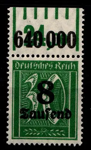 Deutsches Reich 278W OR postfrisch 1/5/1 #GX242