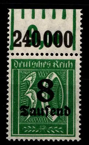 Deutsches Reich 278W OR postfrisch 1/5/1 #GX240