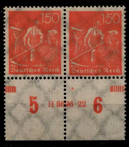 Deutsches Reich 189HAN postfrisch H3969 22 #GX954