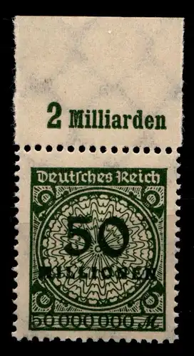 Deutsches Reich 321AP OR postfrisch Platte A #GX735