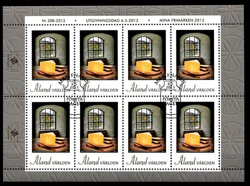 Aland 375 gestempelt als Kleinbogen #GO795