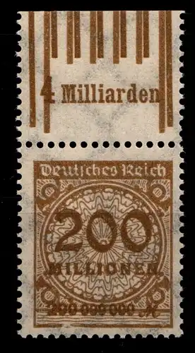 Deutsches Reich 323AW OR postfrisch 1/4/1 - 1/5/1 #GX777