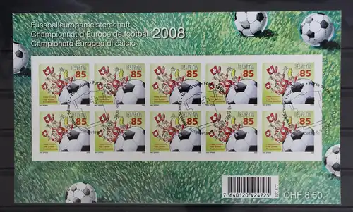 Schweiz 2056 gestempelt Ersttagsstempel / Folienblatt #GG887