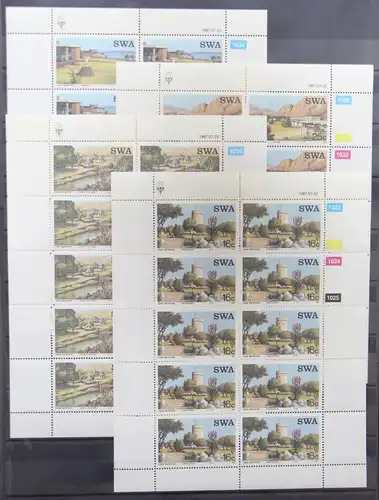 Südwestafrika 609-612 postfrisch Kleinbogensatz #GG923