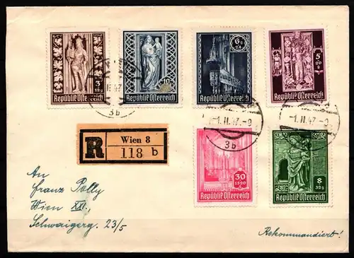 Österreich mit 791 gestempelt auf Brief #GO909