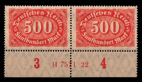 Deutsches Reich 223 HAN postfrisch H7571 22 #GX493