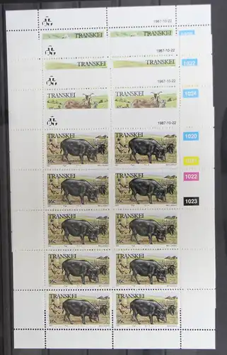 Transkei 210-213 postfrisch Kleinbogensatz #GG947