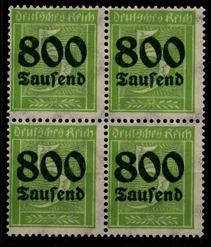 Deutsches Reich 301A postfrisch 4er Block #HA131