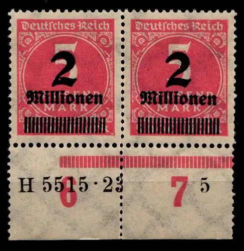 Deutsches Reich A312a HAN postfrisch H5515 23 #HA160