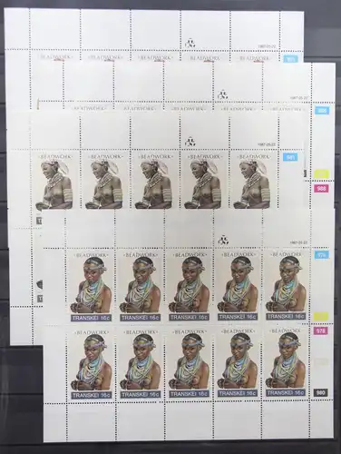 Transkei 202-205 postfrisch Kleinbogensatz #GG949