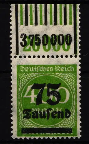 Deutsches Reich 287W OR postfrisch 1/11/1 - 1/5/1 #GX501