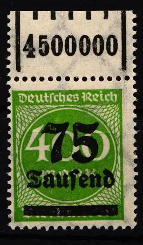 Deutsches Reich 287W OR postfrisch 1/5/1 #GX517