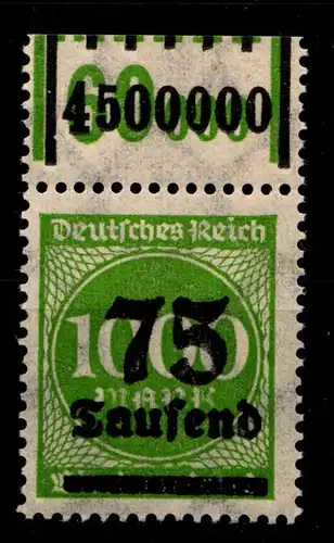 Deutsches Reich 288W OR postfrisch 1/11/1 - 1/5/1 #GX535