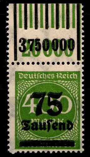 Deutsches Reich 287W OR postfrisch 1/11/1 - 1/5/1 #GX531