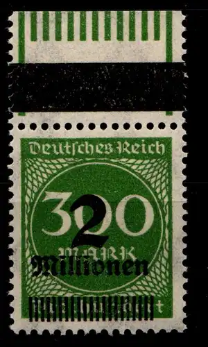 Deutsches Reich 310 OPD C e W OR postfrisch 1/11/1 Frankfurt #GX624