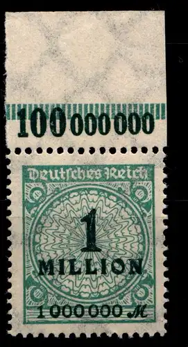 Deutsches Reich 314AP OR postfrisch Platte B #GX658