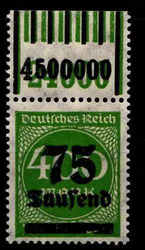 Deutsches Reich 287W OR postfrisch 1/11/1 - 1/5/1 #GX525