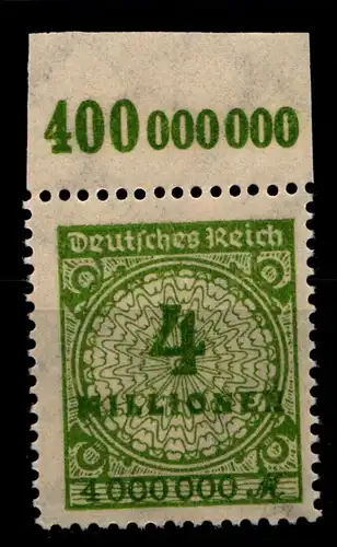 Deutsches Reich 316AP OR postfrisch Platte A #GX678