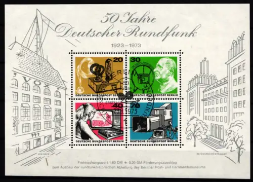 Berlin Block 4 gestempelt #HF226