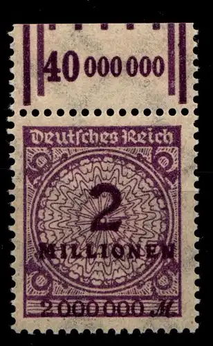 Deutsches Reich 315AW OR postfrisch 1/4/1 - 1/5/1 #GX674