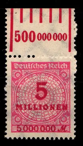 Deutsches Reich 317AW OR postfrisch - 1/5/1 #GX698