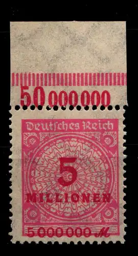 Deutsches Reich 317AP OR postfrisch Platte B #GX694
