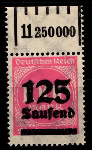 Deutsches Reich 291W OR postfrisch 1/5/1 #GX567