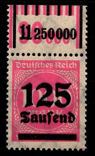 Deutsches Reich 291W OR postfrisch 1/11/1 - 1/5/1 #GX573