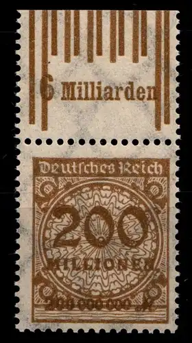 Deutsches Reich 323AW OR postfrisch 1/4/1 - 1/5/1 #GX776