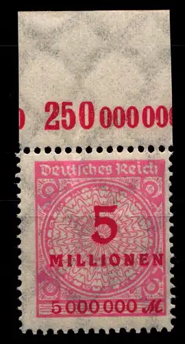 Deutsches Reich 317AP OR postfrisch Platte A #GX686